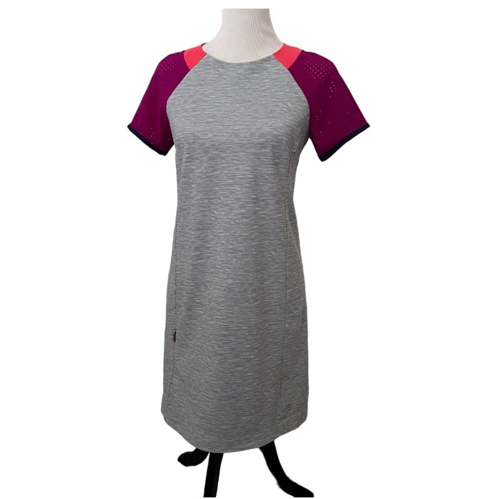 Title Nine Sensitive Stretch Perforated Sleeve Dress Size Small